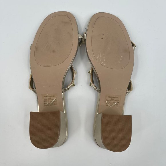 Steve Madden Gold Spiked Sandals | Size 8.5 - Picture 2 of 6